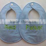 New Arrival Baby Shower Gift Seersucker Bib thumbnail-3