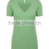 Next Level Apparel Ladies' CVC V-Neck Tee - Made From 60% Cotton, 40% Polyester Jersey and Comes With Your Logo. thumbnail-6