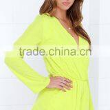 2015 Hot Selling Cute Lady Long Sleeve Mooning Women Playsuit thumbnail-4