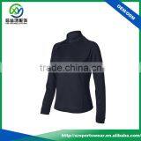 Guangdong Supplier 1/4 Invisible Zipper Raglan Sleeve Women Windbreaker Pullover Jacket thumbnail-2