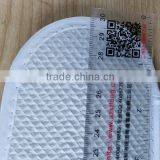 White Disposable Slipper With Waffle Farbic for Hotel Use thumbnail-3