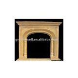 Travertine Fireplace