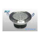 12w 1000Lm AC 220v LED Recessed Ceiling Lights, Warm Light LED