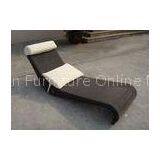 All Weather Dark Brown Rattan Sun Lounger For Home Balcony thumbnail-1