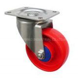 5inch Red 200KG Top Plate Swivel PP Industrial Caster