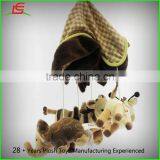 Environmental ISO Soothe Baby Plush Animal Toy Hanging Bed Bell thumbnail-1