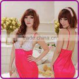 Red Charming Ladies Pajamas Sexy Lingerie Lateral Condole That Occupy the Home Side Open a Light Cloth