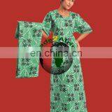 Womens Wholesale Printed Cotton Maxi Caftan Kaftan Dira Tandio India