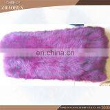 100% Real Fox Fur Plate / Dyed Color Fox Fur Skin Plate For Clothes & Garments thumbnail-6