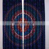 Indian Beautiful Elephant Mandala Curtains Cotton Boho Drapes Window Decor Decor Curtain thumbnail-1