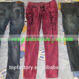 Top Quality Factory Wholesale Second Hand Clothes Fashion Used Jean to Africa thumbnail-1