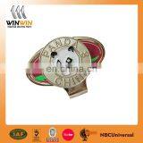 Custom Enamel Magnetic Ball Marker Hat Clip for Golf