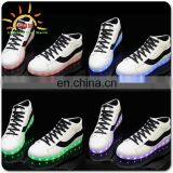 New Style Men Kids Sport Led Shoes Sneakers Free Sample for Boys Girls, High Quality Children Led Light Shoes Sport With Usb