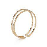 Bangle Cuff HC06-12236 ， Gold-plated bangles，Metal alloy bangles，Stainless steel bangles