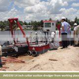 Small China Plain Cutter Dredger for Sale With Cutter Head thumbnail-6