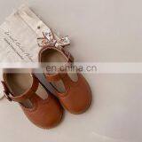 2020 New Girl Temperament Retro Princess Small Leather Shoes Children's Single Shoes Soft Sole Grandma Shoes thumbnail-5