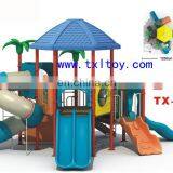 Kids Outdoor Playground Plastic Slide Funny Playground Slide Combination thumbnail-1