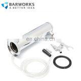 China Hot Sale SS Body Silver Column Beer Tower Single Hole 1 Hole One Hole Beer Tower With Taps