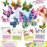 Glitter Butterfly Magnet Kit