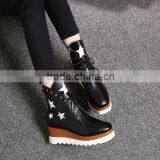 New Fashion Girl Double-deck Outsole Laced Sport Shoes From Directly Factory With Side Zipper thumbnail-6