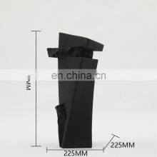 Modern Nordic Geometric Solid Black White Color Living Room Decoration Ceramic Vase thumbnail-2