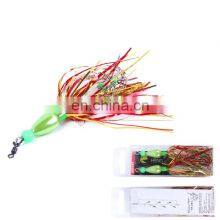 2pcs / Box 10cm 8.7g Fishing Lures Pesca Luminous Hard Squid Jig Hooks With Soft Skirts thumbnail-1