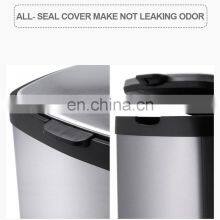 Short Delivery Time Square Stainless Steel Waste Bin Foot Pedal Garbage Bin thumbnail-4