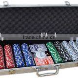 1000pcs Dice Poker Chip Set in Silver Round Corner Aluminum Case for Casino thumbnail-5