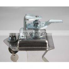 MS858 Stainless Recessed Paddle Slam Latch Flush Single Point Handle Paddle Lock thumbnail-4