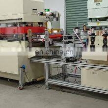 PLC Control Automatic PVC Hole Drilling Hook and Loop Cutting GEOCELL Punching Machine thumbnail-4