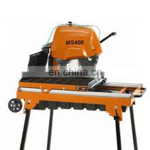 MS400 Stone Cutting Machine 400mm Portable Granite Cutting Compact and Universal Masonry Saw With 45 Degrees Tilting Head