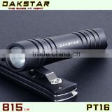 DAKSTAR PT16 CREE LED XML T6 815LM 18650 Police Emergency Aluminum Rechargeable Mini Flashlight