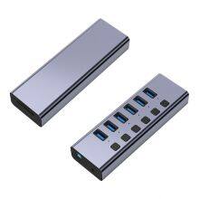 8-port USB Hub, 3 USB3.1-A, 3 USB3.0-A, SD/TF thumbnail-2