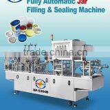 China Supplier Fully Automatic Fill Seal Jar Sealing Machine