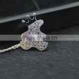 Trending Jewelry Accessories Finding Cute King Smurf Cartoon Pendant Necklace Children Gift Necklace thumbnail-2