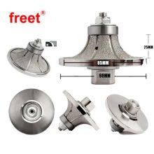 65mm Vacuum Brazed Diamond Hand Profile Wheels Router Bits for Edge Profiling thumbnail-2