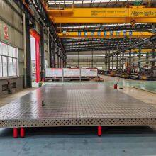 High-precision Ht250 Civil Air Defense Welding Platform, Gray Cast Iron, Anti-deformation Robotic Arm Welding Platform, Large Quantity in Stock, Physical Factory, Junyuan thumbnail-2