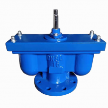 QB2-10 DN50-200 Flange Ductile Iron Water Pipe Automatic Double Port Exhaust Valve Cast Iron Valve thumbnail-2