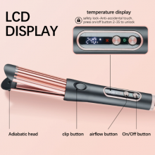 Electric Curling Iron/cold Air Styling Straightener/dual-purpose Curling and Straightening Board Clamp（Wechat:13510231336） thumbnail-2