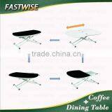 2 in 1 Extendable and Ajustable Dining Table for Dining Room Furniture thumbnail-3