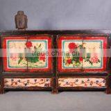 Chinese Antique Mongolia TV Cabinet