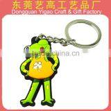 Factory Wholesale 3d Rubber Animal Shape Keychain, Lovely Anime Keyrings thumbnail-6