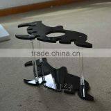 10mm Black Acrylic 3 Column Service Tray Wine Display Rack thumbnail-6