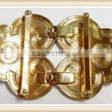 High-end Women Clasp Buckle Rhinestone Buckle Fur Coat Metal Buttons Button thumbnail-6