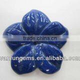 Lapis Carved Five-petal Flower thumbnail-1
