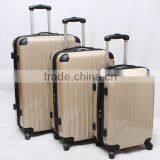 Stock ABS+PC 3pcs Expandable Rolling Trolley Luggage Set With Univeresal Wheels thumbnail-1
