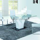 High Quality MDF & Glass Modern Dining Table thumbnail-4