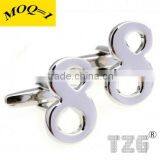 Number 8 Cufflink