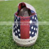 The Stars and Stripes Print Fashion Classic Canvas Stock Shoes thumbnail-4
