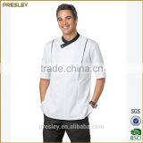 New Style Polyester Cotton Kitchen Clothing White Fit Chef Clothing Uniform thumbnail-3